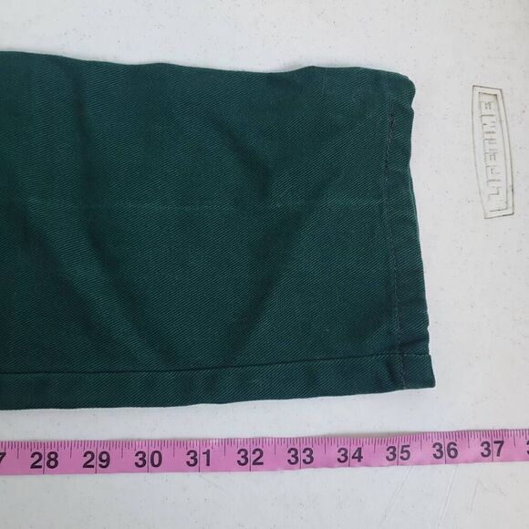 Vtg Jewells Classic Bottoms Womens 1 High Waist Jeans Green Tapered Leg Cotton - Picture 10 of 10